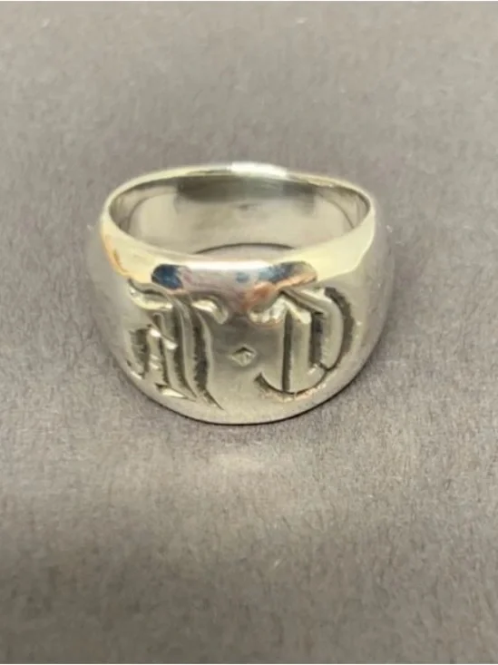 Authentic Chrome Hearts CH Ring Sterling Silver - Picture 1 of 3